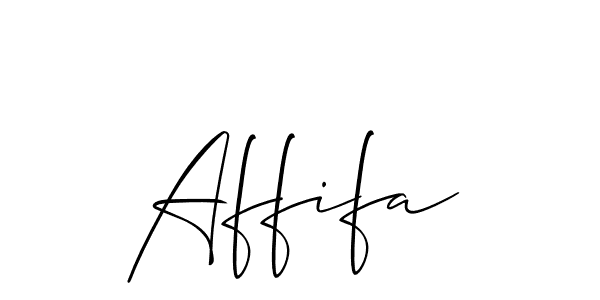 Similarly Allison_Script is the best handwritten signature design. Signature creator online .You can use it as an online autograph creator for name Affifa. Affifa signature style 2 images and pictures png