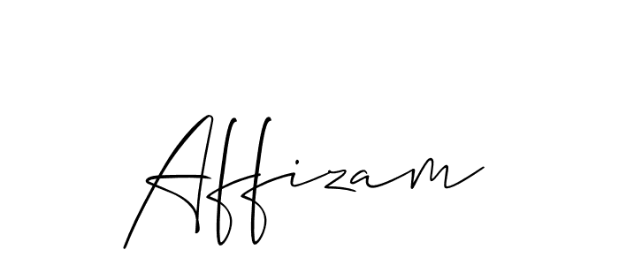How to Draw Affizam signature style? Allison_Script is a latest design signature styles for name Affizam. Affizam signature style 2 images and pictures png