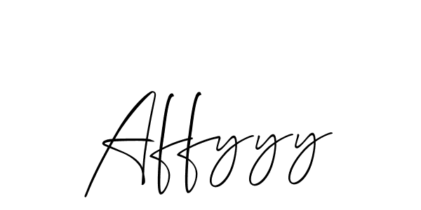 How to make Affyyy signature? Allison_Script is a professional autograph style. Create handwritten signature for Affyyy name. Affyyy signature style 2 images and pictures png