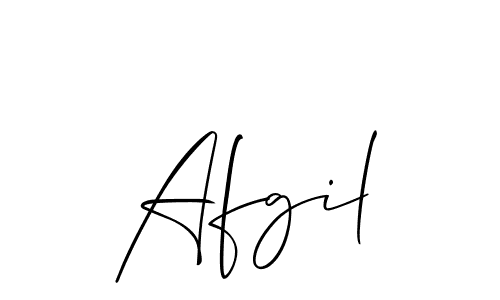 Similarly Allison_Script is the best handwritten signature design. Signature creator online .You can use it as an online autograph creator for name Afgil. Afgil signature style 2 images and pictures png
