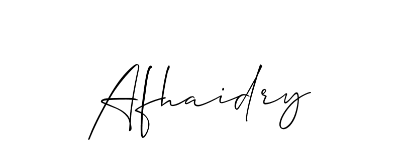 How to Draw Afhaidry signature style? Allison_Script is a latest design signature styles for name Afhaidry. Afhaidry signature style 2 images and pictures png