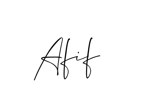 Make a beautiful signature design for name Afif . With this signature (Allison_Script) style, you can create a handwritten signature for free. Afif  signature style 2 images and pictures png