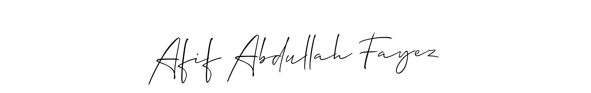 Similarly Allison_Script is the best handwritten signature design. Signature creator online .You can use it as an online autograph creator for name Afif Abdullah Fayez. Afif Abdullah Fayez signature style 2 images and pictures png