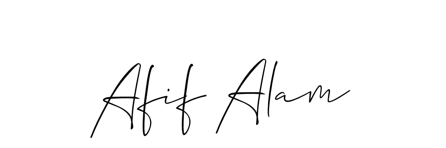 Make a beautiful signature design for name Afif Alam. Use this online signature maker to create a handwritten signature for free. Afif Alam signature style 2 images and pictures png