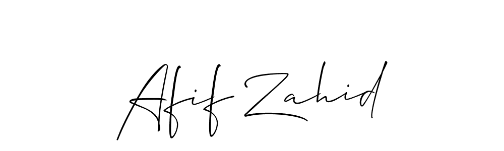 Allison_Script is a professional signature style that is perfect for those who want to add a touch of class to their signature. It is also a great choice for those who want to make their signature more unique. Get Afif Zahid name to fancy signature for free. Afif Zahid signature style 2 images and pictures png