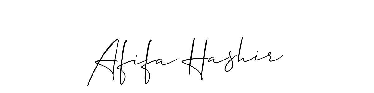 How to Draw Afifa Hashir signature style? Allison_Script is a latest design signature styles for name Afifa Hashir. Afifa Hashir signature style 2 images and pictures png