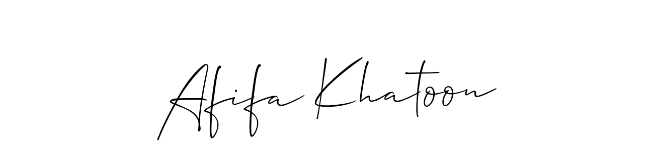 This is the best signature style for the Afifa Khatoon name. Also you like these signature font (Allison_Script). Mix name signature. Afifa Khatoon signature style 2 images and pictures png