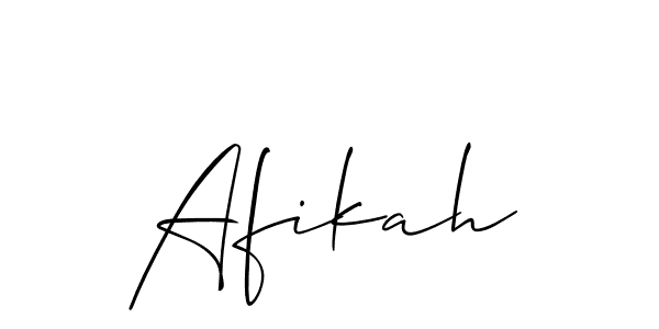 Also You can easily find your signature by using the search form. We will create Afikah name handwritten signature images for you free of cost using Allison_Script sign style. Afikah signature style 2 images and pictures png