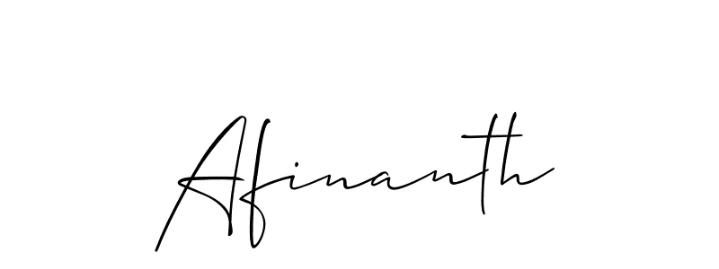 You should practise on your own different ways (Allison_Script) to write your name (Afinanth) in signature. don't let someone else do it for you. Afinanth signature style 2 images and pictures png