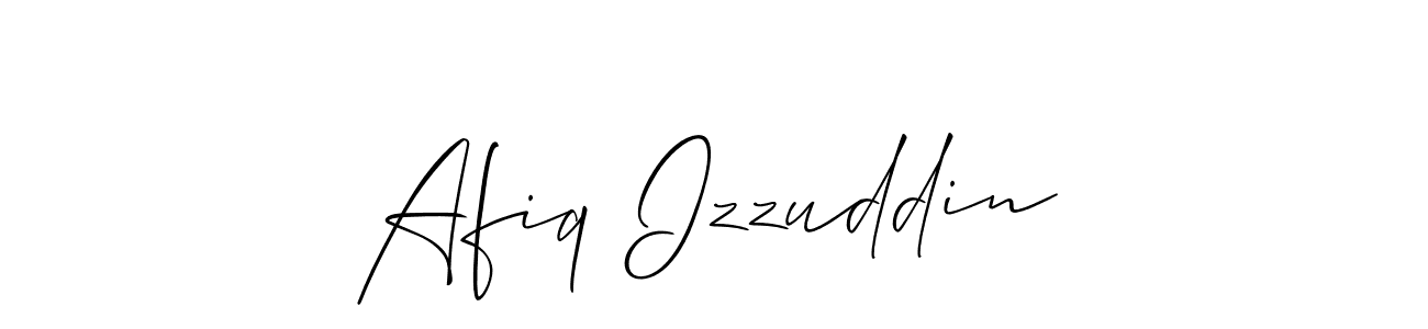 Make a short Afiq Izzuddin signature style. Manage your documents anywhere anytime using Allison_Script. Create and add eSignatures, submit forms, share and send files easily. Afiq Izzuddin signature style 2 images and pictures png