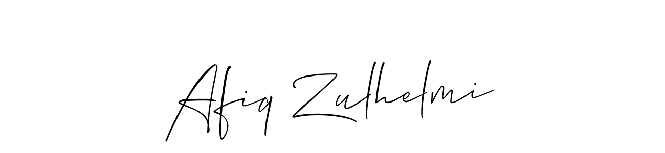 Best and Professional Signature Style for Afiq Zulhelmi. Allison_Script Best Signature Style Collection. Afiq Zulhelmi signature style 2 images and pictures png