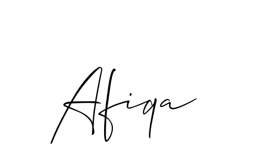You can use this online signature creator to create a handwritten signature for the name Afiqa. This is the best online autograph maker. Afiqa signature style 2 images and pictures png