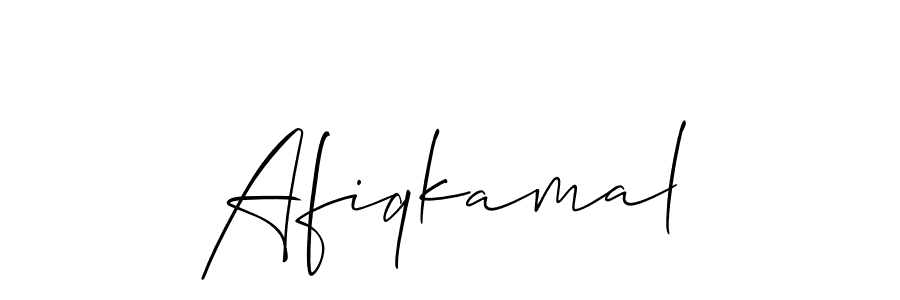 Make a short Afiqkamal signature style. Manage your documents anywhere anytime using Allison_Script. Create and add eSignatures, submit forms, share and send files easily. Afiqkamal signature style 2 images and pictures png