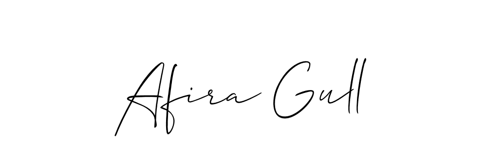 You should practise on your own different ways (Allison_Script) to write your name (Afira Gull) in signature. don't let someone else do it for you. Afira Gull signature style 2 images and pictures png