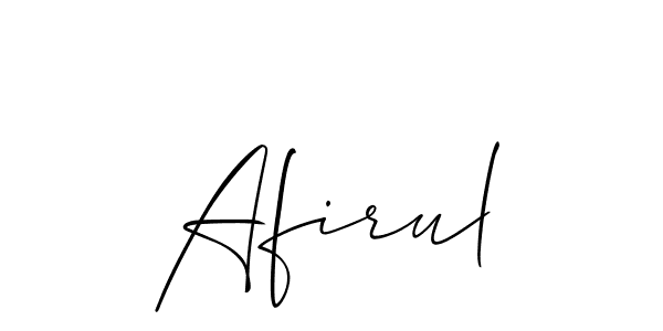 You can use this online signature creator to create a handwritten signature for the name Afirul. This is the best online autograph maker. Afirul signature style 2 images and pictures png