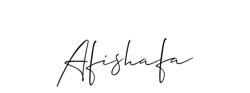 It looks lik you need a new signature style for name Afishafa. Design unique handwritten (Allison_Script) signature with our free signature maker in just a few clicks. Afishafa signature style 2 images and pictures png
