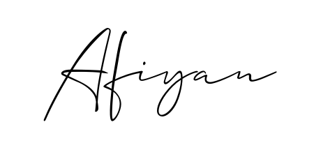 Get an exclusive digital autograph for Afiyan. The Allison_Script typeface captures the charm of real penmanship on paper. Afiyan signature style 2 images and pictures png