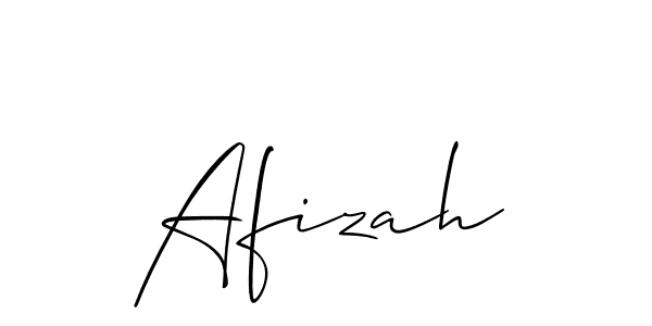 Best and Professional Signature Style for Afizah. Allison_Script Best Signature Style Collection. Afizah signature style 2 images and pictures png