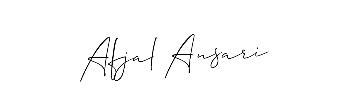 Best and Professional Signature Style for Afjal Ansari. Allison_Script Best Signature Style Collection. Afjal Ansari signature style 2 images and pictures png