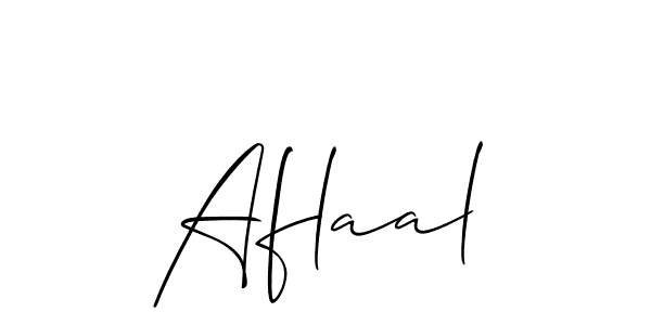 if you are searching for the best signature style for your name Aflaal. so please give up your signature search. here we have designed multiple signature styles  using Allison_Script. Aflaal signature style 2 images and pictures png