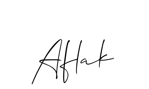 Also You can easily find your signature by using the search form. We will create Aflak name handwritten signature images for you free of cost using Allison_Script sign style. Aflak signature style 2 images and pictures png