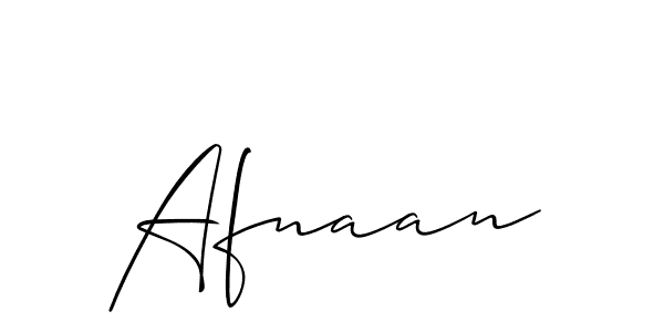 How to make Afnaan name signature. Use Allison_Script style for creating short signs online. This is the latest handwritten sign. Afnaan signature style 2 images and pictures png