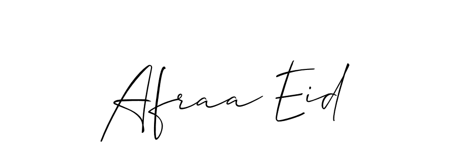 How to Draw Afraa Eid signature style? Allison_Script is a latest design signature styles for name Afraa Eid. Afraa Eid signature style 2 images and pictures png