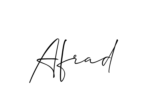 Similarly Allison_Script is the best handwritten signature design. Signature creator online .You can use it as an online autograph creator for name Afrad. Afrad signature style 2 images and pictures png