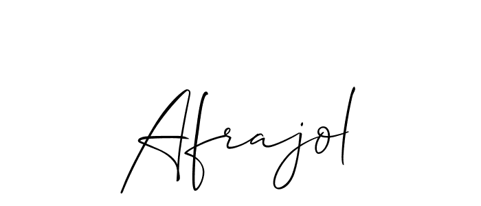 Also You can easily find your signature by using the search form. We will create Afrajol name handwritten signature images for you free of cost using Allison_Script sign style. Afrajol signature style 2 images and pictures png