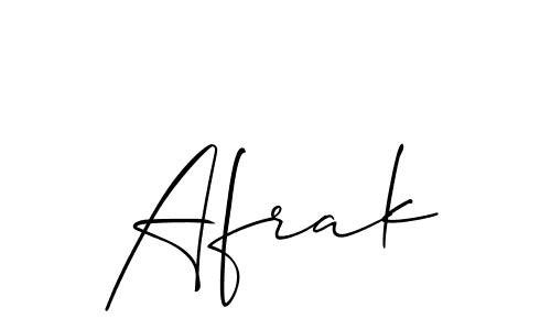 if you are searching for the best signature style for your name Afrak. so please give up your signature search. here we have designed multiple signature styles  using Allison_Script. Afrak signature style 2 images and pictures png