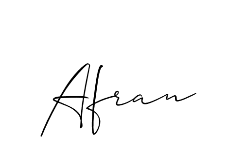 if you are searching for the best signature style for your name Afran. so please give up your signature search. here we have designed multiple signature styles  using Allison_Script. Afran signature style 2 images and pictures png