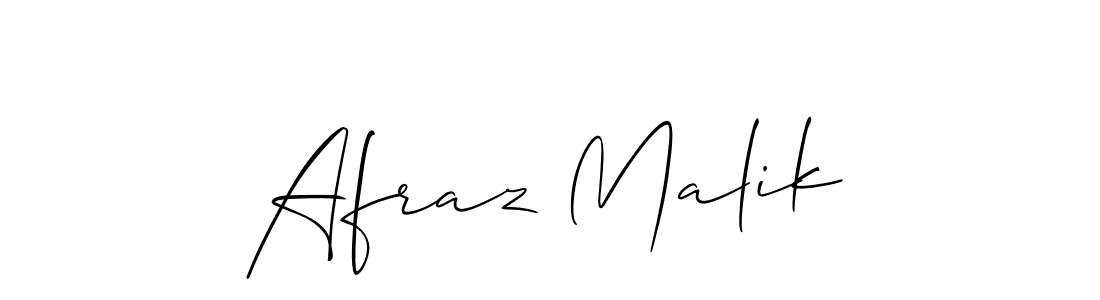 It looks lik you need a new signature style for name Afraz Malik. Design unique handwritten (Allison_Script) signature with our free signature maker in just a few clicks. Afraz Malik signature style 2 images and pictures png