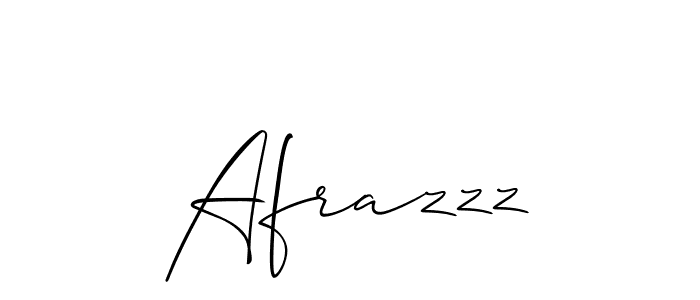 Also You can easily find your signature by using the search form. We will create Afrazzz name handwritten signature images for you free of cost using Allison_Script sign style. Afrazzz signature style 2 images and pictures png
