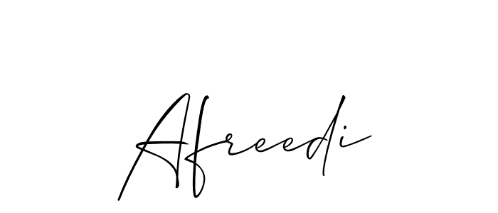 Make a beautiful signature design for name Afreedi. With this signature (Allison_Script) style, you can create a handwritten signature for free. Afreedi signature style 2 images and pictures png