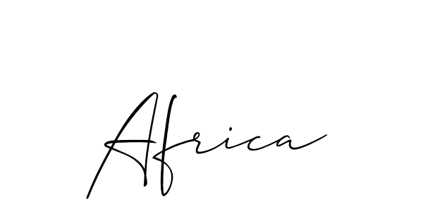 How to make Africa name signature. Use Allison_Script style for creating short signs online. This is the latest handwritten sign. Africa signature style 2 images and pictures png