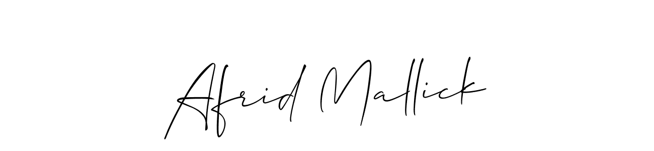 Once you've used our free online signature maker to create your best signature Allison_Script style, it's time to enjoy all of the benefits that Afrid Mallick name signing documents. Afrid Mallick signature style 2 images and pictures png