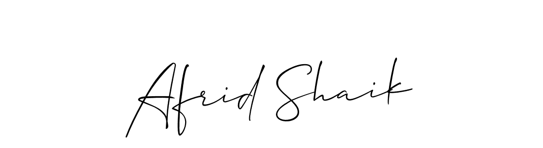How to Draw Afrid Shaik signature style? Allison_Script is a latest design signature styles for name Afrid Shaik. Afrid Shaik signature style 2 images and pictures png