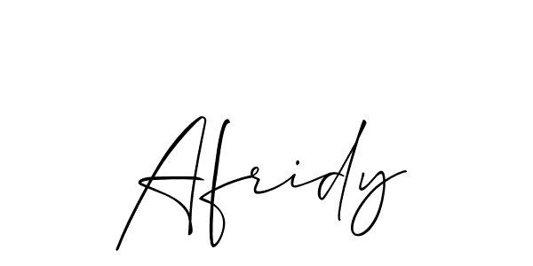 Allison_Script is a professional signature style that is perfect for those who want to add a touch of class to their signature. It is also a great choice for those who want to make their signature more unique. Get Afridy name to fancy signature for free. Afridy signature style 2 images and pictures png