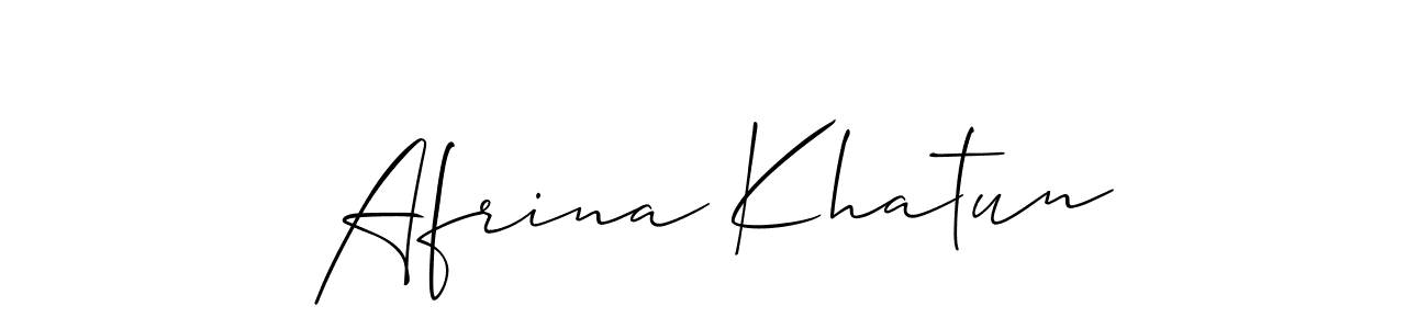 This is the best signature style for the Afrina Khatun name. Also you like these signature font (Allison_Script). Mix name signature. Afrina Khatun signature style 2 images and pictures png