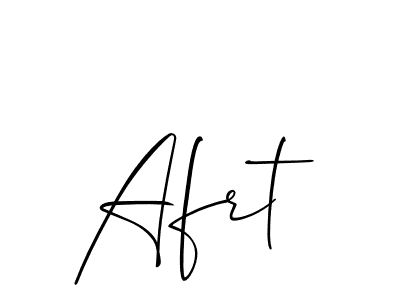 This is the best signature style for the Afrt name. Also you like these signature font (Allison_Script). Mix name signature. Afrt signature style 2 images and pictures png