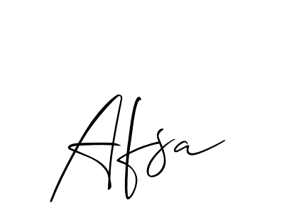 You should practise on your own different ways (Allison_Script) to write your name (Afsa) in signature. don't let someone else do it for you. Afsa signature style 2 images and pictures png