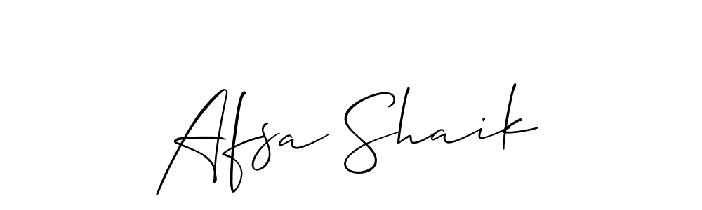 How to Draw Afsa Shaik signature style? Allison_Script is a latest design signature styles for name Afsa Shaik. Afsa Shaik signature style 2 images and pictures png