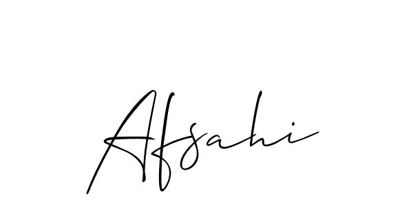 Make a short Afsahi signature style. Manage your documents anywhere anytime using Allison_Script. Create and add eSignatures, submit forms, share and send files easily. Afsahi signature style 2 images and pictures png