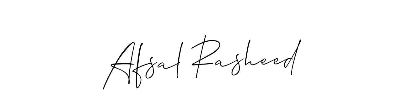 Also You can easily find your signature by using the search form. We will create Afsal Rasheed name handwritten signature images for you free of cost using Allison_Script sign style. Afsal Rasheed signature style 2 images and pictures png