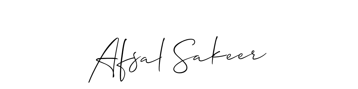 It looks lik you need a new signature style for name Afsal Sakeer. Design unique handwritten (Allison_Script) signature with our free signature maker in just a few clicks. Afsal Sakeer signature style 2 images and pictures png