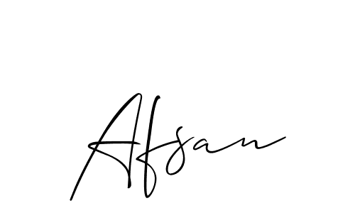Once you've used our free online signature maker to create your best signature Allison_Script style, it's time to enjoy all of the benefits that Afsan name signing documents. Afsan signature style 2 images and pictures png