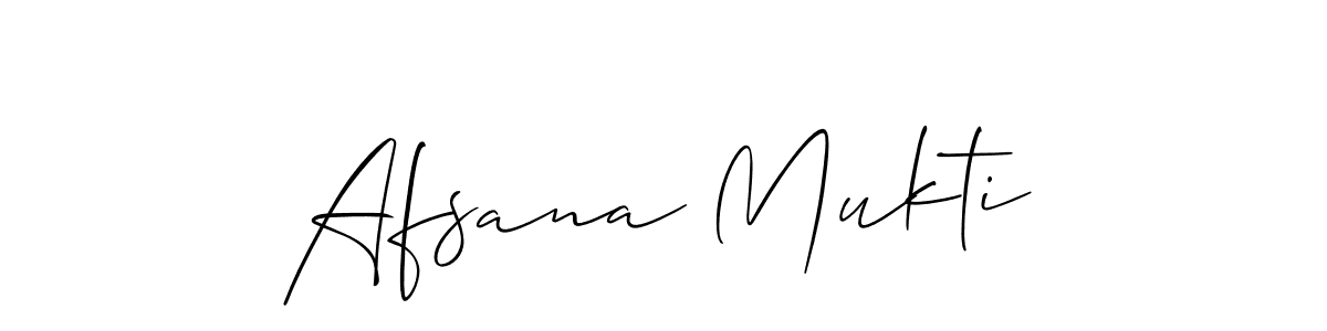 Similarly Allison_Script is the best handwritten signature design. Signature creator online .You can use it as an online autograph creator for name Afsana Mukti. Afsana Mukti signature style 2 images and pictures png