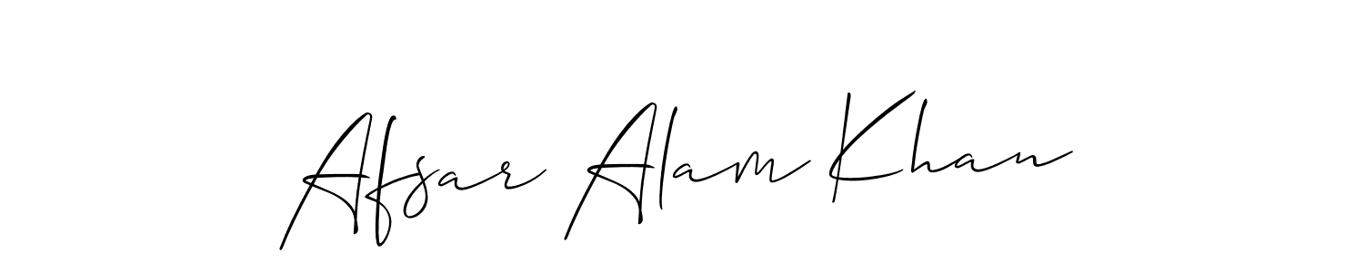 Similarly Allison_Script is the best handwritten signature design. Signature creator online .You can use it as an online autograph creator for name Afsar Alam Khan. Afsar Alam Khan signature style 2 images and pictures png