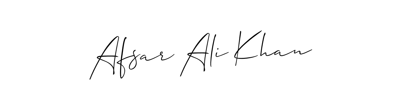 Similarly Allison_Script is the best handwritten signature design. Signature creator online .You can use it as an online autograph creator for name Afsar Ali Khan. Afsar Ali Khan signature style 2 images and pictures png