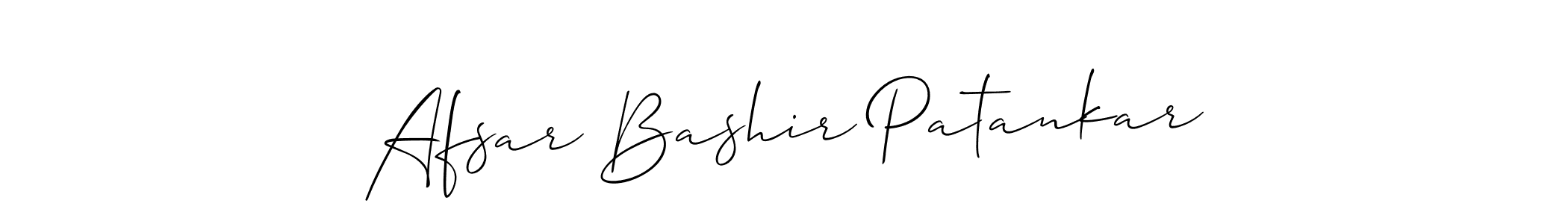 You should practise on your own different ways (Allison_Script) to write your name (Afsar Bashir Patankar) in signature. don't let someone else do it for you. Afsar Bashir Patankar signature style 2 images and pictures png